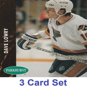 Dave Lowry Hockey Card Collection